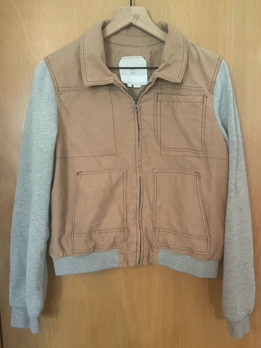 HEI HEI Zip Up Utility Lightweight Jacket Size M/L